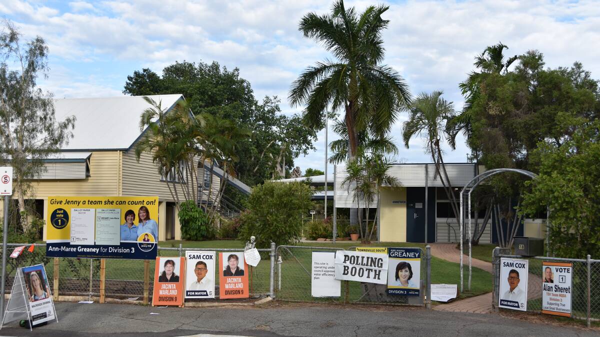 Polling booths such as this one in Townsville were much quieter than usual during Saturday's Queensland local government elections. Photo: Jessica Johnston.
