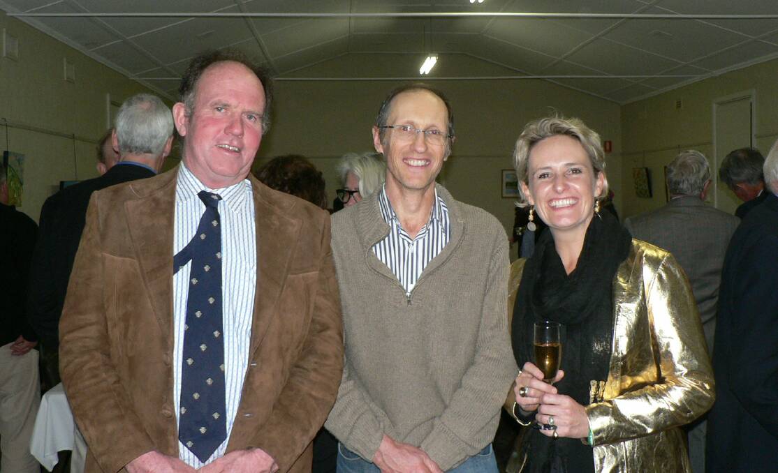 A NIGHT TO REMEMBER: Richard Hyles, John King, special guest from New Zealand, and Stephanie Corkhill Hyles at the Bookham Agricultural Bureau dinner.
