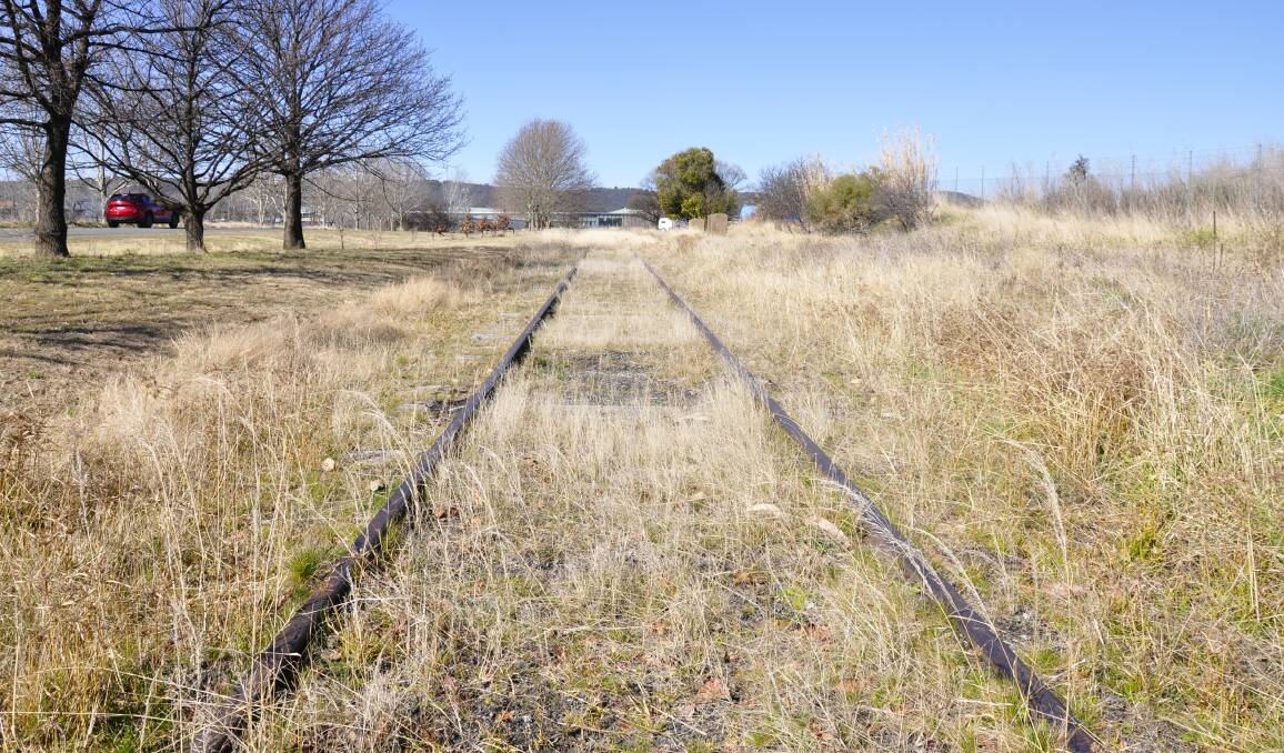 The disused Goulburn to Crookwell rail trail near Riversdale at north Goulburn. Photo: Louise Thrower.