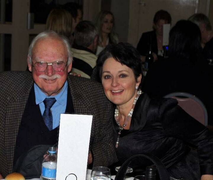 David Barnett and wife, Pru Goward at a 2013 charity event in Goulburn. Photo: Goulburn Post.