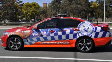 Hume Highway Patrol officers are out in force over the Easter long weekend. Picture by Louise Thrower.