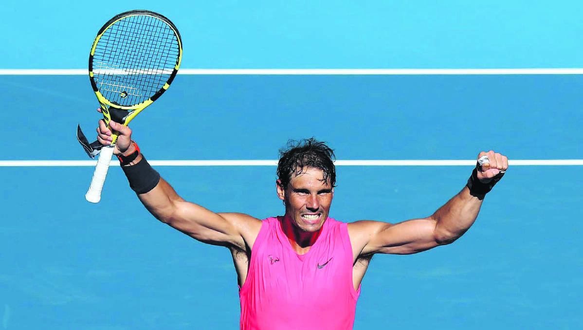 Rafael Nadal at the Australian Open.