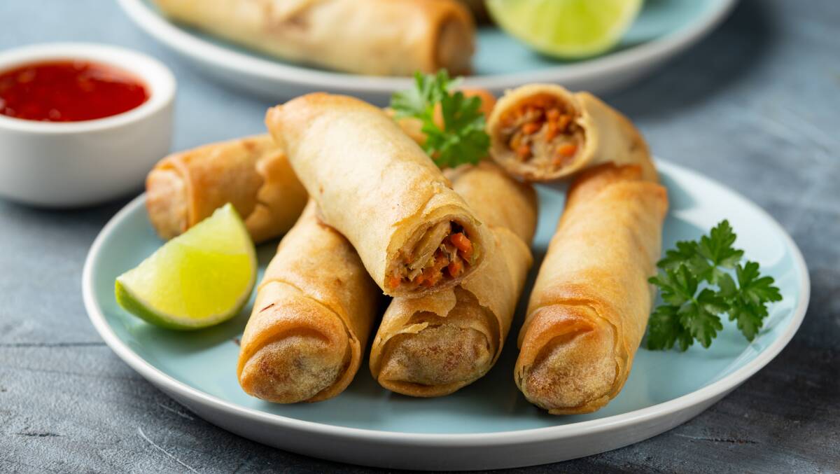 Spring rolls are like a whole meal in a mouthful. Picture Shutterstock