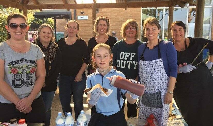 Its all about the sausage at Pambula Public School where the P&C had to send out for more supplies mid-morning on Election Day. They also sold all their cakes by 11am.