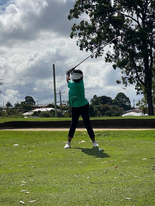 Rita in action on the course. Picture supplied