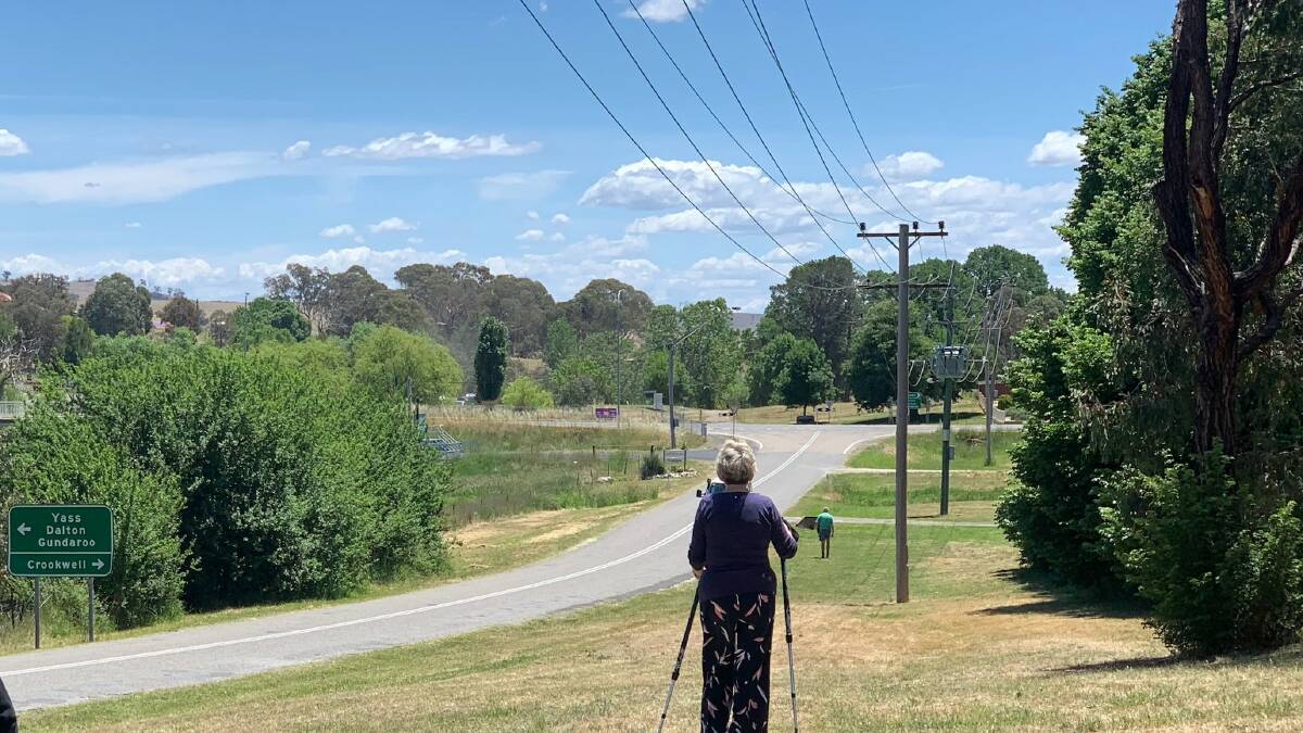 Opposed: A resident of Gundaroo Street does not support an initiative to change the street name to Collector Road. Photo supplied.