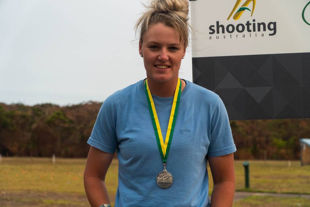 Strong start: Bookaar's Penny Smith leads the women's trap Olympic trials after the first two selection events. She won silver at the Commonwealth title this week. Picture: Supplied