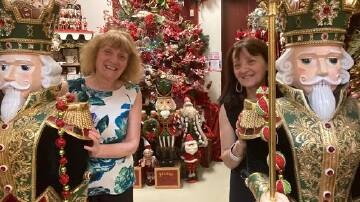 Family affair: Mel Martino convinced her sister Connie to open a gift store together which soon became a dedicated Christmas shop. Photo: Supplied 