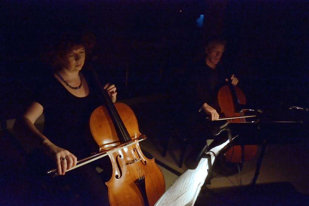 Bach in the Dark: A concert for two cellos.