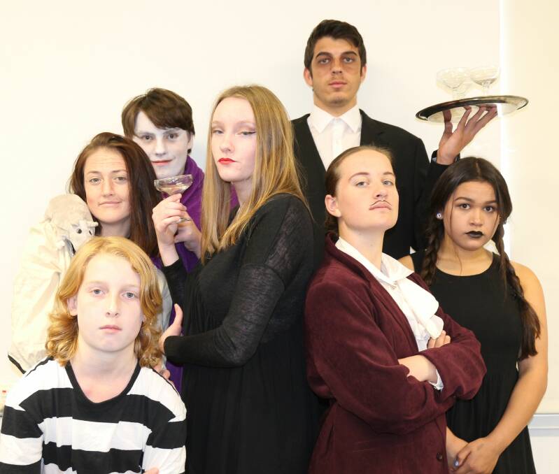 The Addams Family Musical cast members.