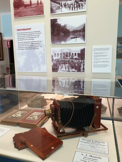 GOOD SHOT: Objects such as Alfred Shearsby's camera play a vital role in telling his story and the photographic documentation of Yass life. (Image YDHS Inc).