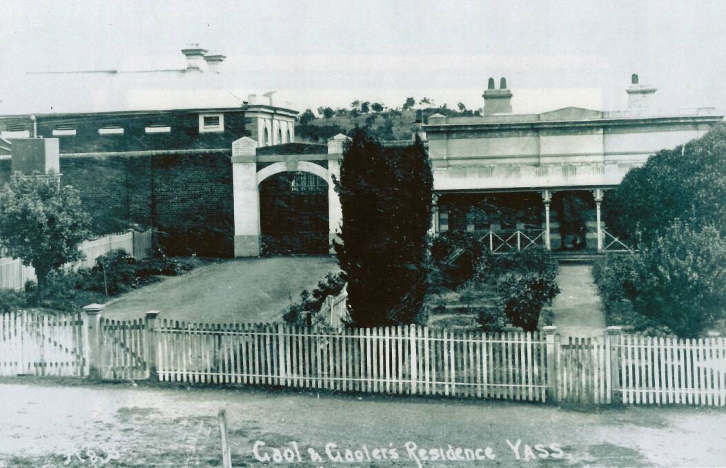 UPGRADE: Yass Gaol and the gaoler's residence in 1900. Photo: Yass & District Historical  Society Collection. 