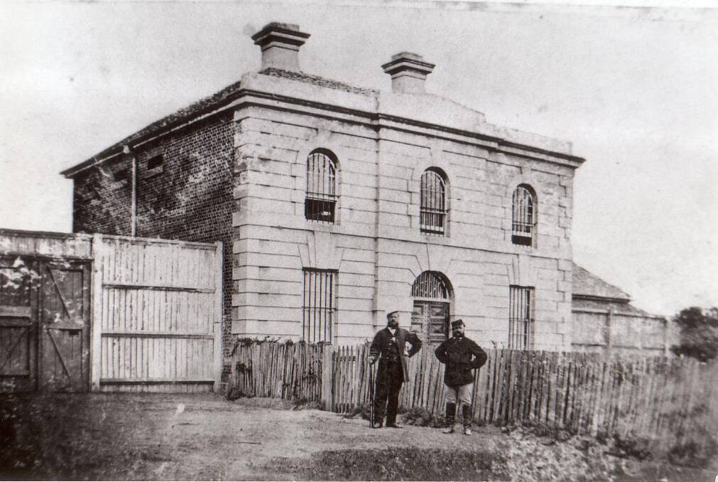 Yass Gaol in 1860. Photo: Yass & District Historical  Society Collection.