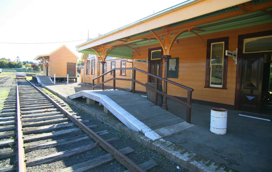 STILL THE SAME: The platform at the Yass Town Station, which was opened in April 1892 by the Governor Lord Jersey.