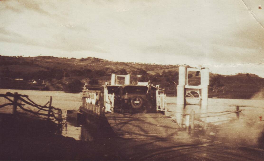 ALTERNATIVE MEASURES: The punt on the Murrumbidgee River at the site of old Taemas Bridge c1930. Photo: Yass & District Historical Society Collection