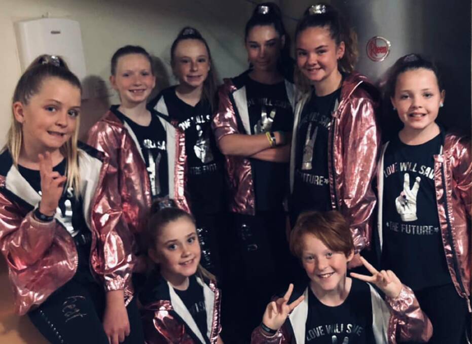 Ready to go: The Kidsbeat crew are prepared to take part in the Battleground national finals in the junior division. Photo: Streetbeat Dance Studio.
