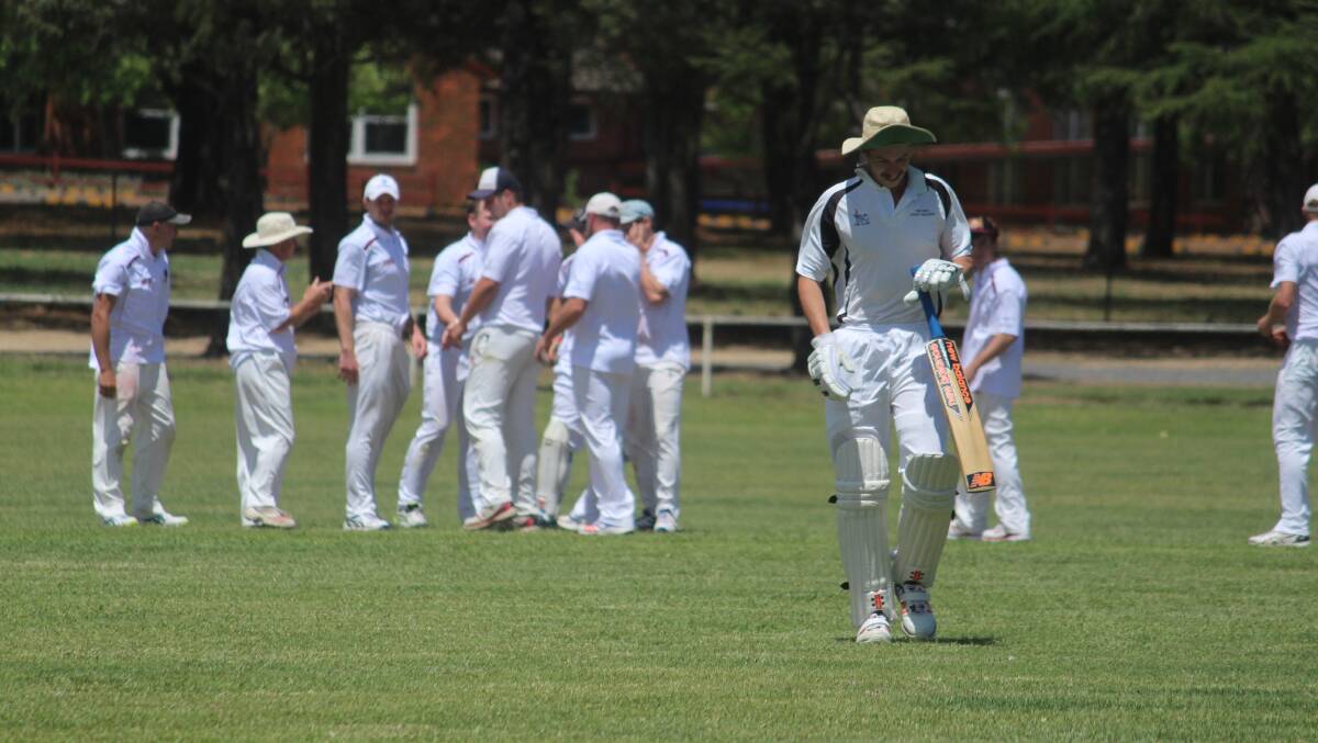 Dejected: Yass's first match in the Burns Cup was not ideal, but they will face Goulburn again this weekend. Photo: Zac Lowe.