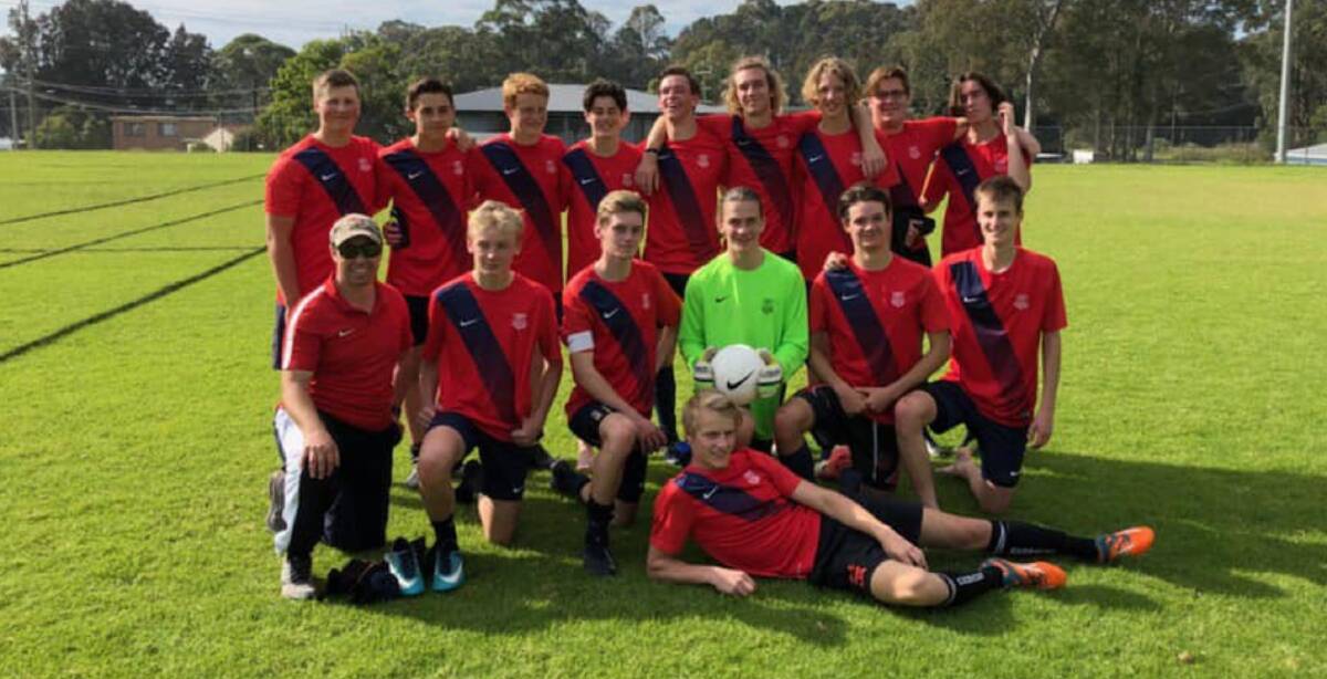 The boys: Yass High School's Open Boys soccer team has dominated their division in the South Coast Zone this year. Photo: Yass High School/Facebook.