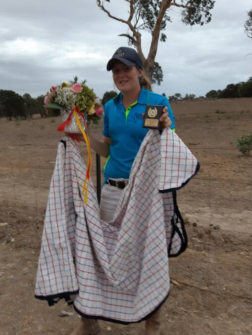 Good sport: Prue Bucknell won the Under 21 Female Sportsmanship Award for her efforts at Burradoo over the weekend. Photo: Supplied. 