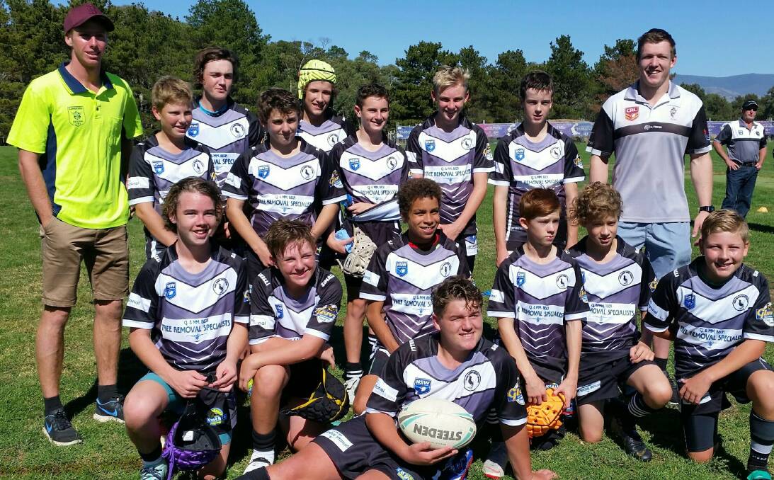 Winners: The Yass Magpies Under 14 side claimed a strong win, 16-6 over West Belconnen Blue. Photo: Supplied.