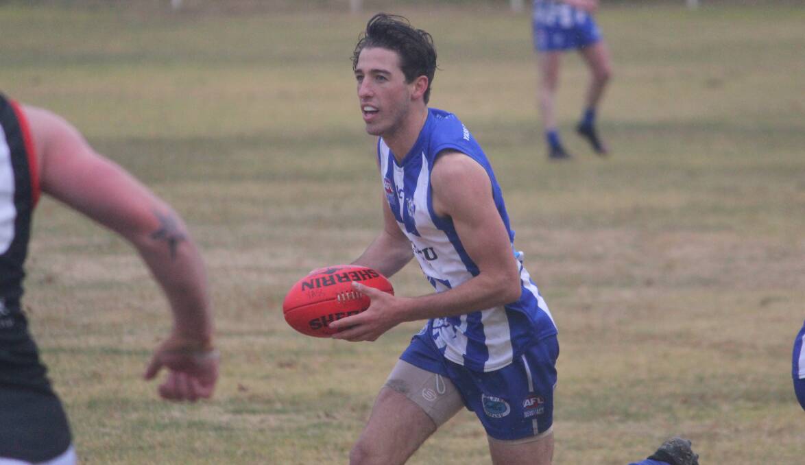 Running hard: Toby Serafin is expected to play an important role for the Yass Roos this season. Photo: Zac Lowe.