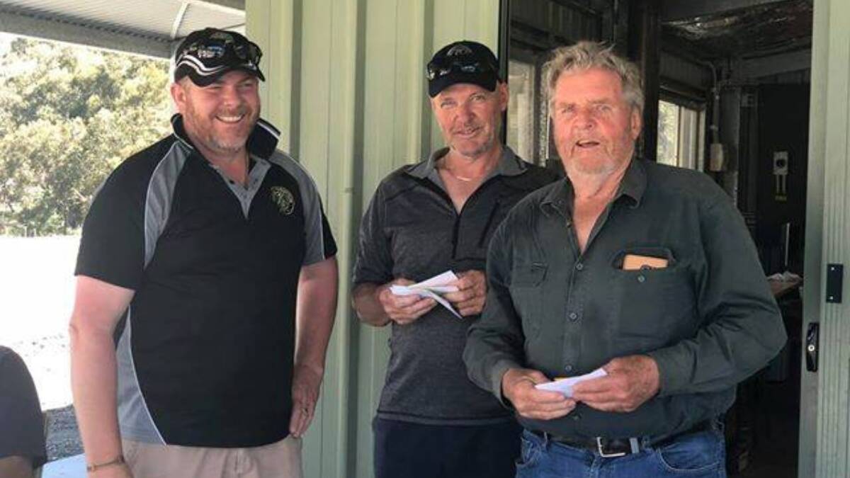 Prizewinner: Kim Turner (right) put on a strong display in the 50 Target Double Barrel Graded Cash Divide competition. Photo: Yass Clay Target Club. 