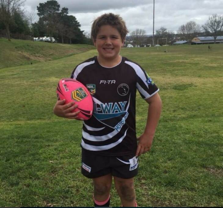 Leading the way: Lane Davis has been a trailblazer for young rugby league players in Berinba thanks to his dedication and determination. Photo: Supplied. 