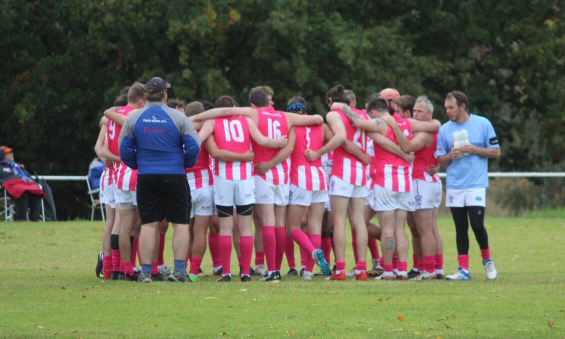 Special event: The Roos have held several special events this year, most recently was a Pink Day fundraiser for charity in a match against Woden. Photo: Zac Lowe.