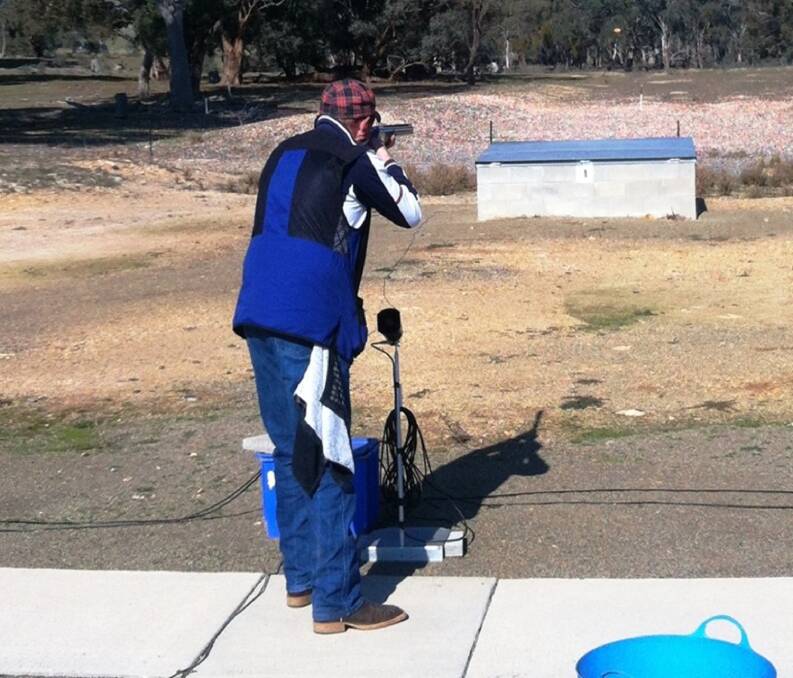 Target in sight: The Yass Clay Target Club's May shoot was well-attended and featured 40 shooters from all over the region competing for a perfect score on the day, which several managed. Photo: Yass Clay Target Club.