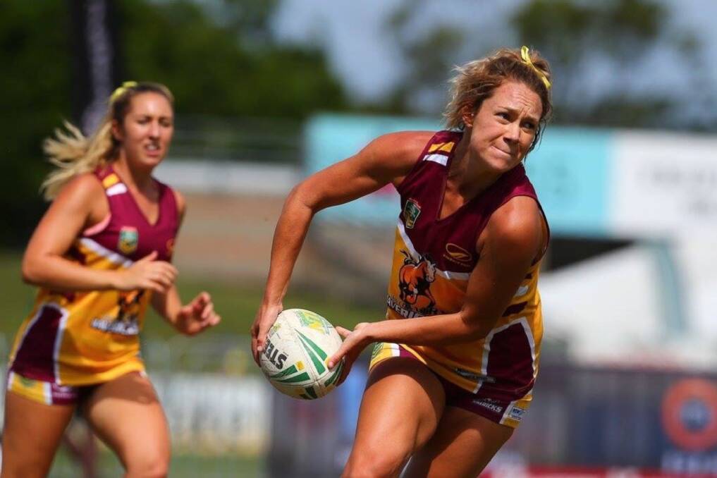 Passing the ball: Sophie Broadhead has plenty of experience under her belt, but playing in Malaysia is an exciting new challenge for the Goulburn local. Photo: Supplied.
