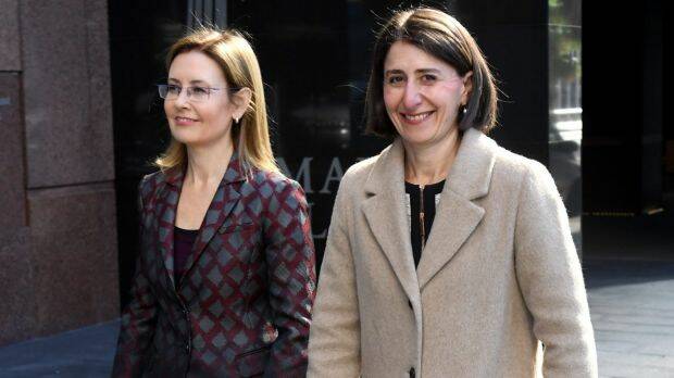 Local Government Minister, Gabrielle Upton, and State Premier, Gladys Berejiklian.