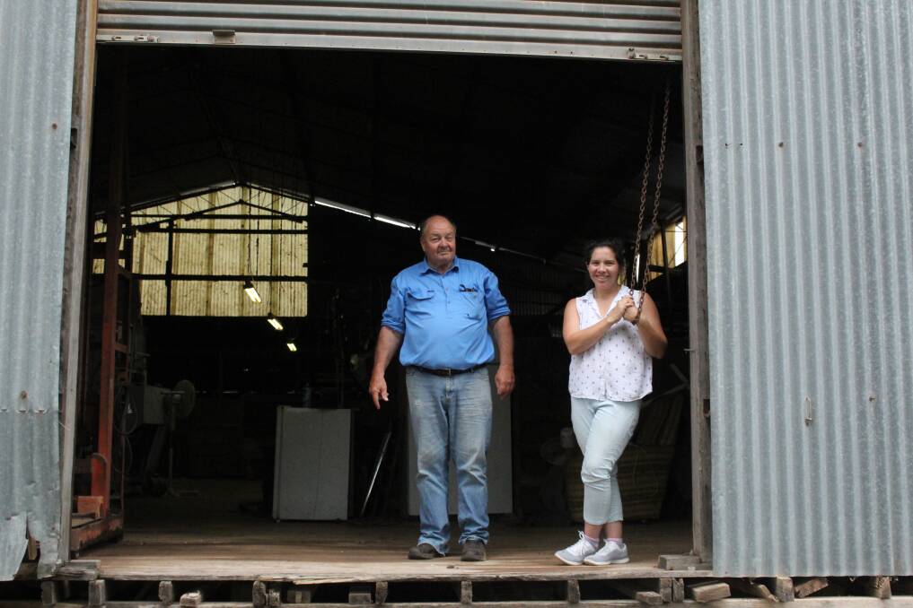 Michael and Carolina Merriman open up the doors to the shearing shed at Fifeshire.
