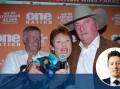One Nation leader Pauline Hanson and lower house MP Barnaby Joyce. Picture by Phoebe Adams