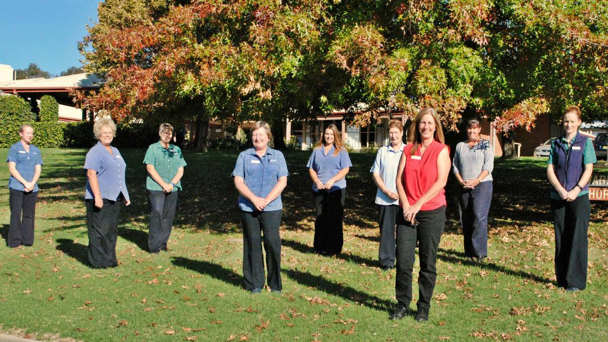 Staff from Horton House and Warmington Lodge, which are administered by Yass Aged Care Foundation. Photo: Jessica Cole
