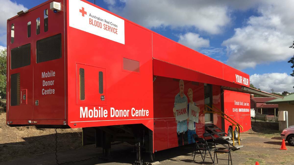 TIME TO DONATE: The Australian Red Cross' mobile blood service will visit Yass on Monday, July 17 to give residents a chance to donate blood. Photo: Supplied