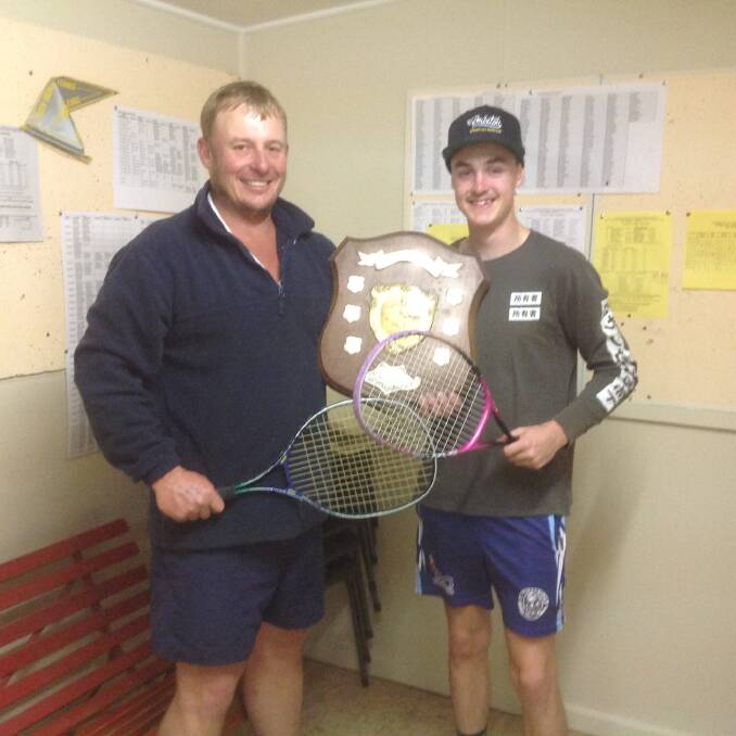 CHAMPIONS: Anthony Frost and Andrew Hansen won the first division competition. Photo: Supplied