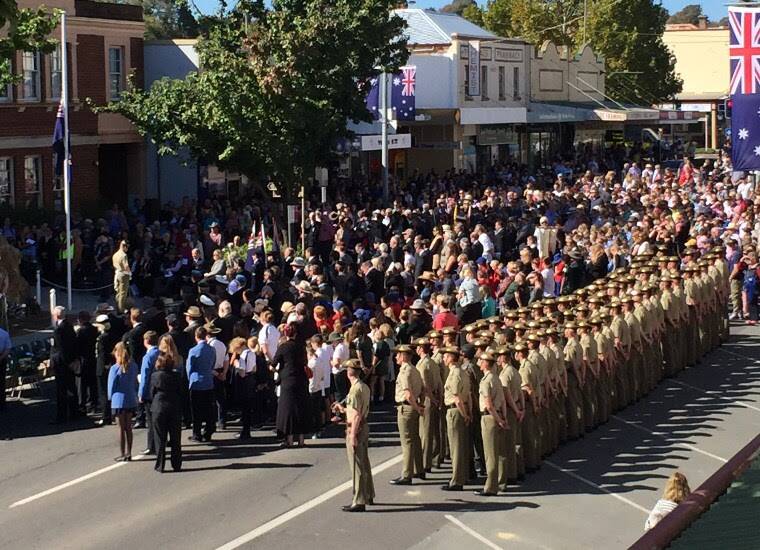 There will be road closures in place during Anzac Day services. Photo: Yass Valley Council.