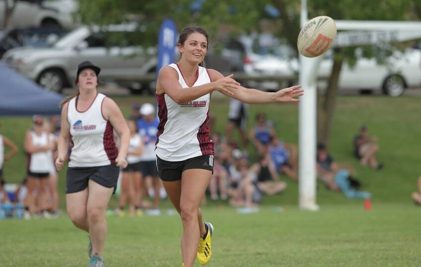 How does the Yass Touch Football Knockout tournament work?