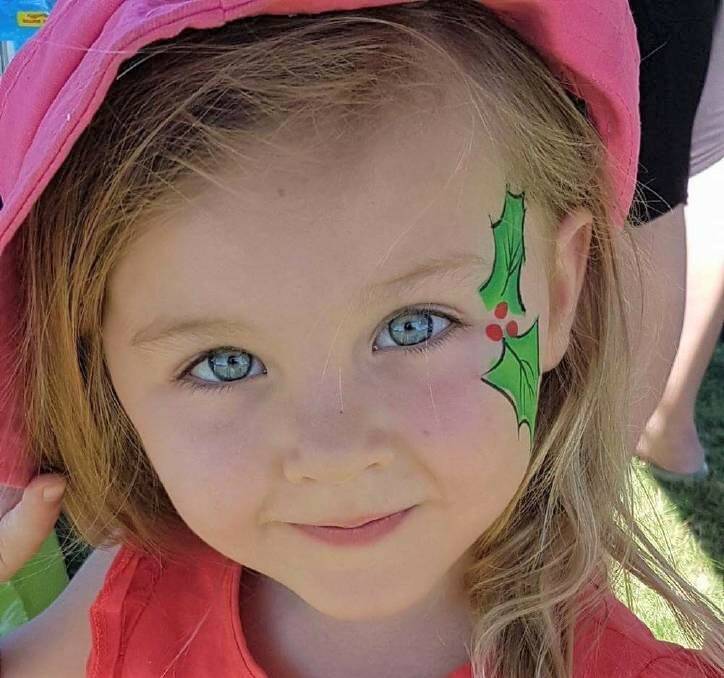 ON FOR ALL: Adelaide Leaney celebrated the festive season with friends and family at the Little Learners Christmas party in 2016. Photo: Supplied