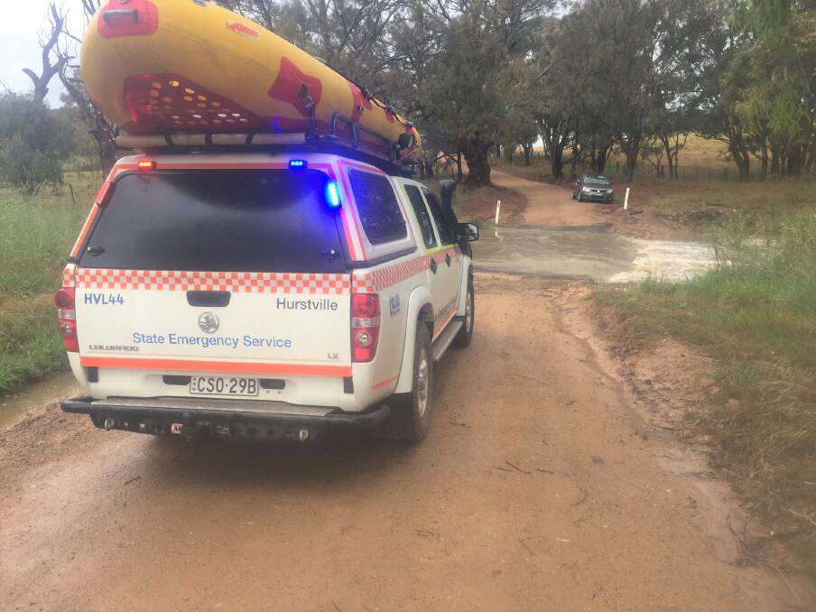 The Yass and Sutton SES units were kept busy during a weekend of heavy rain. Photo: Yass SES