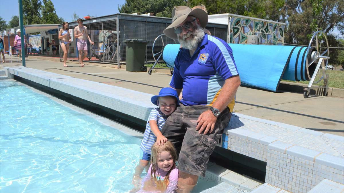 STAYING COOL: The Yass Pool Party at the Memorial Pool last summer was one way residents stayed cool during the scorching heat. Photo: Toby Vue