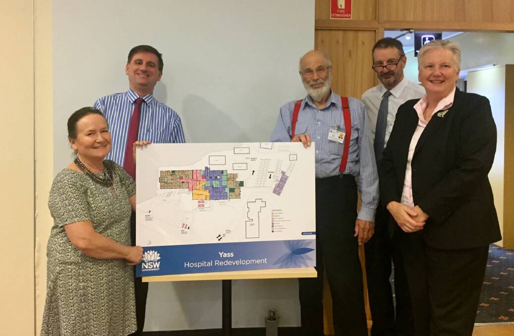 PLANS IN MOTION: Jill McGovern (front left), chair of the Yass Hospital Community Consultative Committee, with other SNSWLHD members at the information session, Yass Soldiers Club.