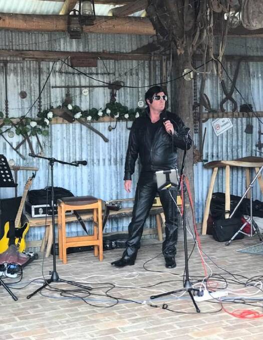 A HELPING HAND: Canberra Elvis last performed in Yass Valley at the Bowning Country Fair in November 2017. Photo: Yass Valley Can Assist.