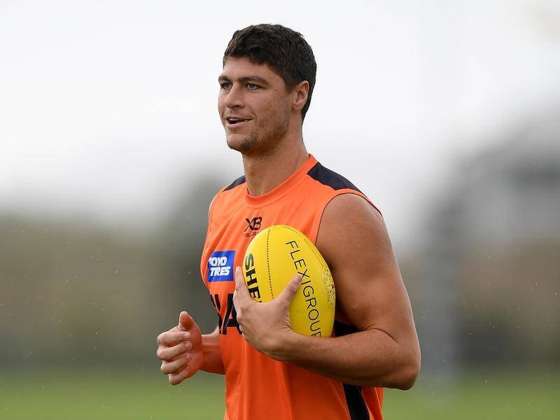 GWS Giants player Jonathon Patton isn't expected to play again in 2019 due to knee issues.