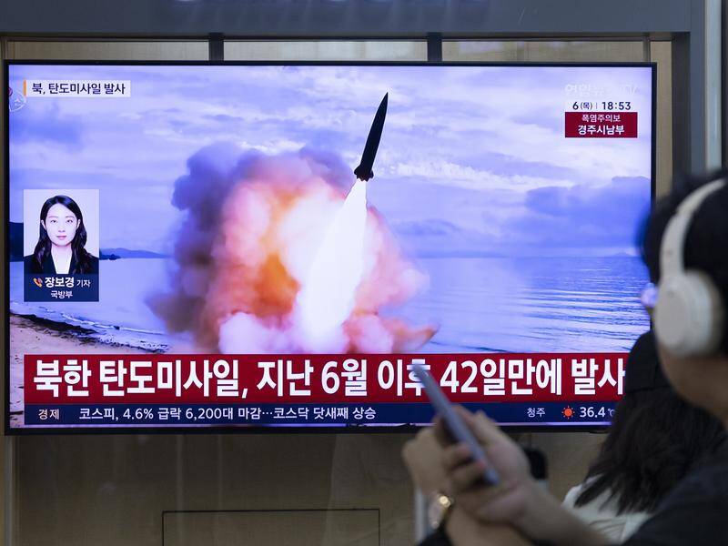 North Korea has fired a ballistic missile from the Wonsan area toward the sea, South Korea says. Photo: EPA PHOTO North Korea has fired a ballistic missile from the Wonsan area toward the sea, South Korea says. Photo: EPA PHOTO