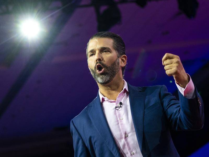 A speaking tour of Australia by Donald Trump Jr has been cancelled. (EPA PHOTO)