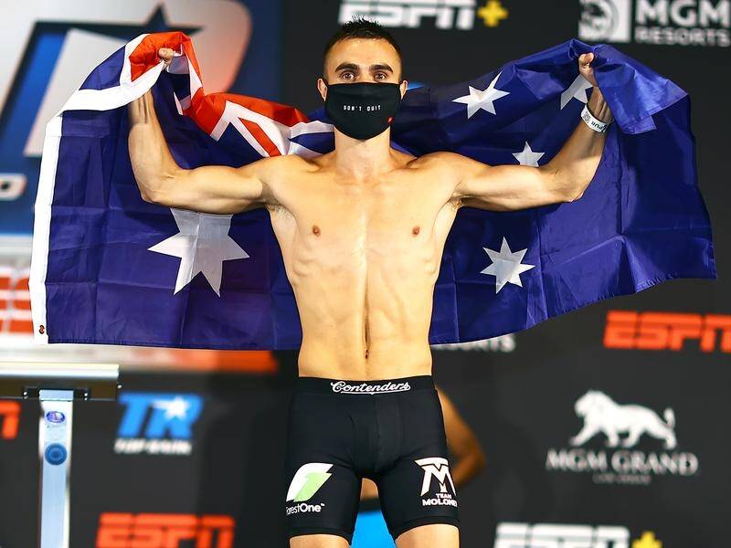 Boxer Jason Moloney (pictured) and twin Andrew are both in line for upcoming world-title fights.