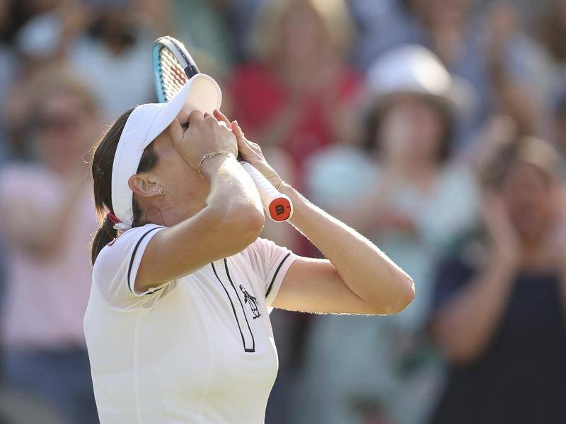 Ajla Tomljanovic, along with Nick Kyrgios, has made it through to the semi-finals of Wimbledon.