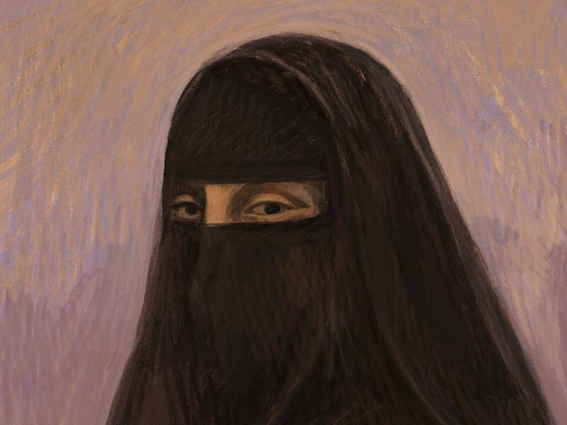 Rayann El Houli watched from the dock in a black niqab as her lawyer flagged a bail application.. Photo: Anita Lester/AAP PHOTOS