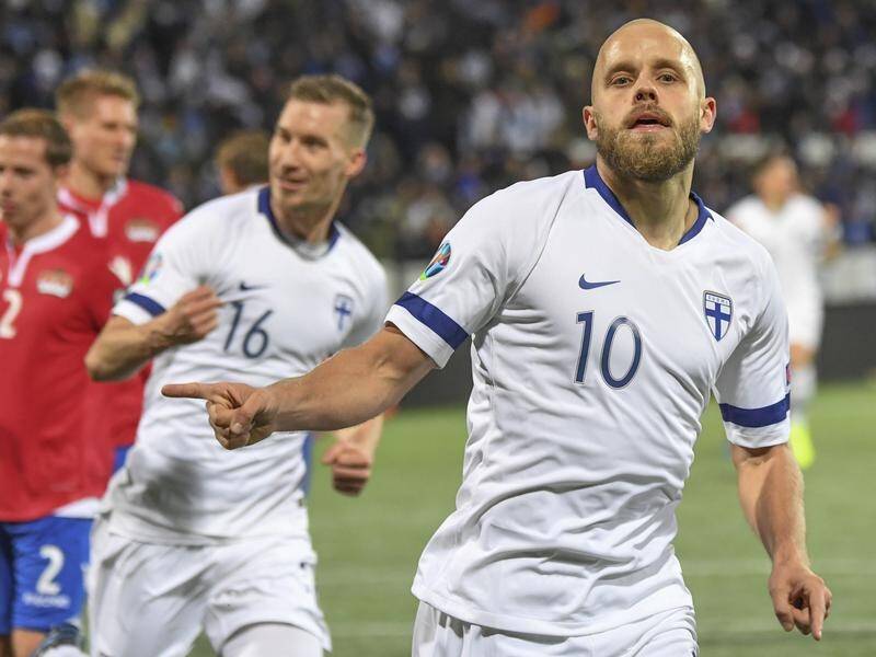 Teemo Pukki has netted twice to help Finland see off Liechtenstein 3-0 and qualify for Euro 2020.